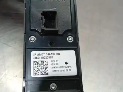 Peça sobressalente para automóvel em segunda mão BOTÃO / INTERRUPTOR ELEVADOR VIDRO DIANTEIRO ESQUERDO por FORD C-MAX (CEU)  Referências OEM IAM AM5T14A132DB  N2.Z1.41.TOMAS.4