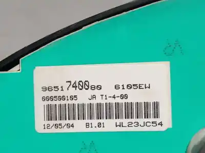 Peça sobressalente para automóvel em segunda mão quadrante por peugeot partner (s2) 1.9 combi pro [1.9 ltr. - 51 kw diesel] referências oem iam 9651740080  n1.z2.1.3.3