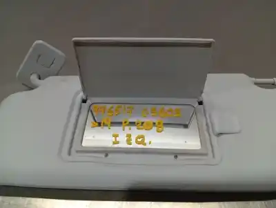 Peça sobressalente para automóvel em segunda mão pára-sol esquerdo por peugeot 208 allure referências oem iam   n1.z2.parasol.18