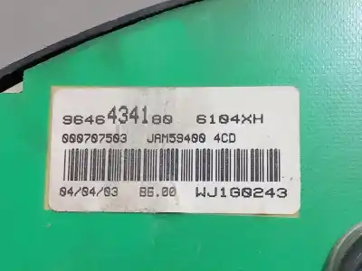 Second-hand car spare part dashboard for citroen berlingo 1.9 d multispace oem iam references 9646434100 000707503 55500030000 55500030010  n1.z2.1.8.2