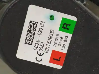 Peça sobressalente para automóvel em segunda mão cinto de segurança traseiro direito por jaguar f-pace portfolio referências oem iam 631752900b  n1.z2.cintu.16