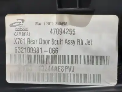 Peça sobressalente para automóvel em segunda mão moldagem por jaguar f-pace portfolio referências oem iam hk8313244  n2.z1.41.7 Peça sobressalente para automóvel em segunda mão moldagem por jaguar f-pace portfolio referências oem iam hk8313244  n2.z1.41.7