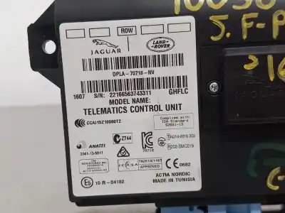 Peça sobressalente para automóvel em segunda mão módulo eletrônico por jaguar f-pace portfolio referências oem iam dpla70718nv  n2.z1.41.9 Peça sobressalente para automóvel em segunda mão módulo eletrônico por jaguar f-pace portfolio referências oem iam dpla70718nv  n2.z1.41.9