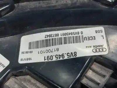 Second-hand car spare part left tailgate light for audi a3 cabrio (8ve) design edition 116 cv / 85 kw oem iam references 8v5945091  n1.z1.1.5.a