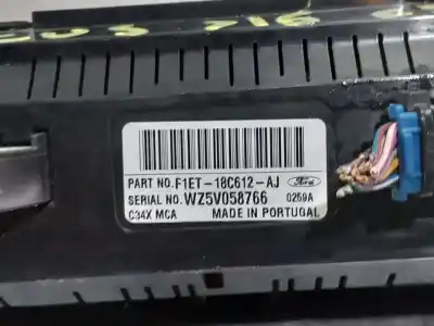 Second-hand car spare part heating / air conditioning control panel for ford focus turn. titanium oem iam references f1et18c612aj  n1.z2.8.3.2