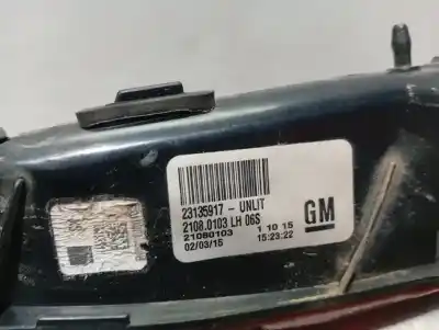 Second-hand car spare part interior left tailgate light for opel insignia berlina selective oem iam references   n1.z1.3.3.m