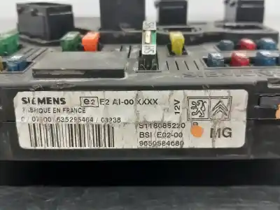 Second-hand car spare part fuse box unit for citroen c-elysée feel oem iam references 9650584680 s118085220r  n1.z2.9.4.4
