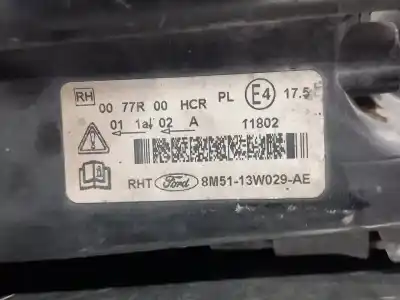 Peça sobressalente para automóvel em segunda mão farol / farolim direito por ford focus lim. (cb4) econetic referências oem iam 8m5113w029ae  n1.z1.21.6.a