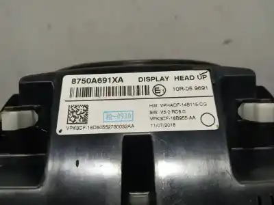 Автозапчастина б/у багатофункційний дисплей для mitsubishi eclipse cross plus 163 cv / 120 kw посилання на oem iam 8750a691xa  n2.z1.41.31