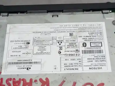 Pezzo di ricambio per auto di seconda mano impianto audio / radio cd per renault master kipper doka l3h1 3.5t 125 cv / 92 kw riferimenti oem iam 281155360r  n1.z3.2.2.2