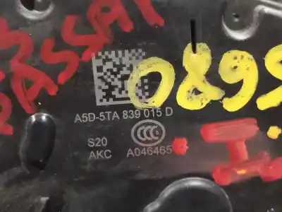 Автозапчастина б/у замок заднього правого дверя для volkswagen passat b8 variant (3g5, cb5) 2.0 tdi посилання на oem iam 5ta839015d  n1.z1.28.3.m