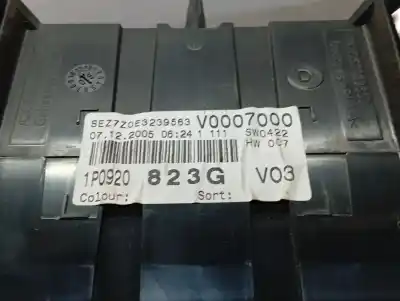 Second-hand car spare part dashboard for seat leon (1p1) reference oem iam references 1p0920823g  n1.z2.1.9.3