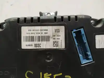 Peça sobressalente para automóvel em segunda mão quadrante por seat ibiza sc (6j1) fr referências oem iam 6j0920803c