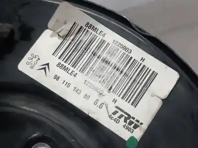 Автозапчастина б/у Гальмівний СЕРВО для CITROEN C4 CACTUS  Посилання на OEM IAM 9811514380  N2.Z1.18.1.3