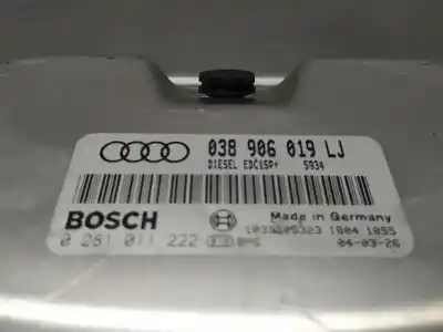 Pezzo di ricambio per auto di seconda mano centralina motore per audi a4 b6 (8e2) 1.9 tdi riferimenti oem iam 038906019lj 0281011222  n1.z2.4.12.2