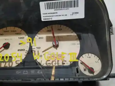 Автозапчасти б/у ПРИБОРНАЯ ДОСКА за VOLKSWAGEN GOLF III BERLINA (1H1)  ссылки OEM IAM 5392324710  N1.Z2.1.5.3
