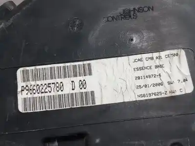 Peça sobressalente para automóvel em segunda mão Quadrante por CITROEN C3 1.4 16V 88 CV / 65 KW Referências OEM IAM P9660225780D  N1.Z2.1.8.4
