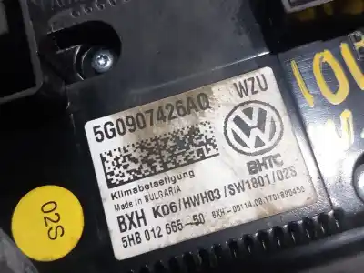 Автозапчасти б/у отопление / кондиционирование воздуха за volkswagen passat b8 variant (3g5, cb5) 2.0 tdi ссылки oem iam 5g0907426aq  n1.z2.8.1.1