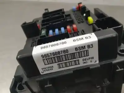 Second-hand car spare part fuse box unit for citroen xsara picasso hdi 110 fap sx oem iam references 9657608780 bsm b3  n1.z2.9.4.4