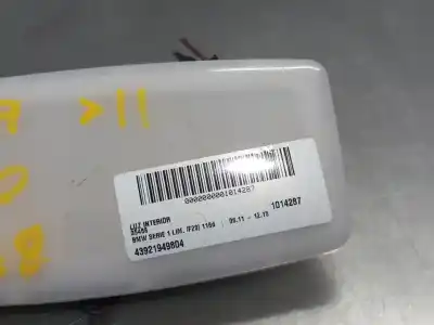 Автозапчасти б/у внутренний свет за bmw 1 (f20) 116 d ссылки oem iam 43921949804