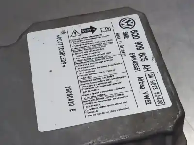 İkinci el araba yedek parçası hava yastigi kontrol ünitesi için volkswagen caddy ka/kb (2k) furg. 69 cv / 51 kw oem iam referansları 6q0909605ah  n1.z2.4.5.3