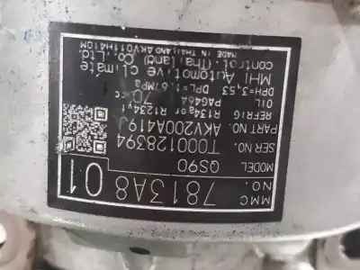 Автозапчастина б/у компресор кондиционера для mitsubishi eclipse cross plus 163 cv / 120 kw посилання на oem iam 7813a801  n1.z1.20.14.a