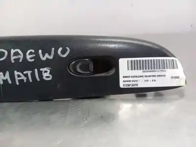 Peça sobressalente para automóvel em segunda mão botão / interruptor elevador vidro dianteiro direito por daewoo matiz (m100, m150) 1.0 referências oem iam 612w13370  n1.z1.18.5