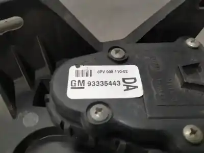 Peça sobressalente para automóvel em segunda mão pedal acelerador por opel meriva blue line referências oem iam gm93335443  n2.z1.3.12