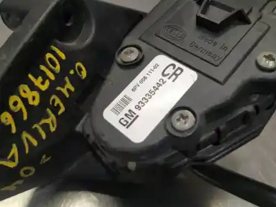 Peça sobressalente para automóvel em segunda mão pedal acelerador por opel meriva blue line referências oem iam gm93335442  n2.z1.1.29