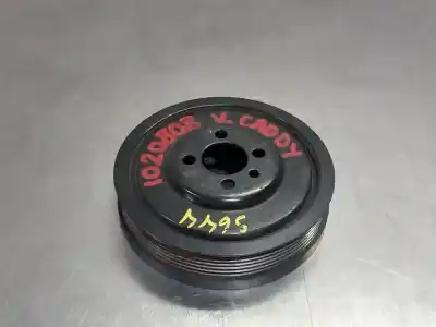Peça sobressalente para automóvel em segunda mão polia do virabrequim por volkswagen caddy ka/kb (2k) furg. 69 cv / 51 kw referências oem iam 03g105243  n2.z1.1.13