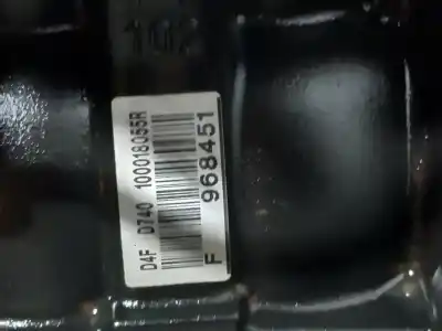 Second-hand car spare part complete engine for renault clio iv (bh_) 1.2 16v oem iam references d4fd740  n1.z1.29.1.b