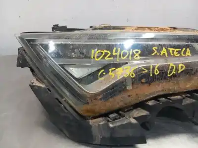 Second-hand car spare part right headlight for seat ateca (kh7) style oem iam references 90117434  n2.z1.18.4.3