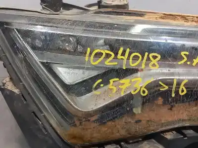 Second-hand car spare part right headlight for seat ateca (kh7) style oem iam references 90117434  n2.z1.18.4.3