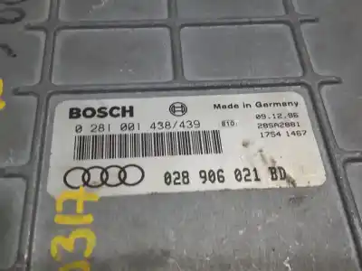 Second-hand car spare part ecu engine control for audi a4 avant (b5) 1.9 tdi quattro oem iam references 028906021bd 0281001438  n1.z2.4.4.2