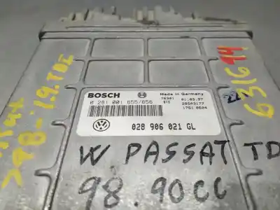 Автозапчасти б/у БЛОК УПРАВЛЕНИЯ ДВИГАТЕЛЕМ за VOLKSWAGEN PASSAT B5 (3B2)  ссылки OEM IAM 028906021GL 0281001655/656  N1.Z2.4.4.2