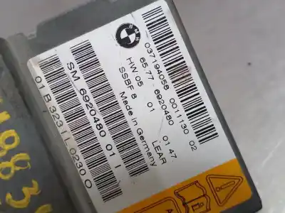 Second-hand car spare part airbag control unit for bmw serie 7 (e65/e66) 3.6 v8 32v cat 272 cv / 200 kw oem iam references 65776920480 6920480  n1.z2.4.3.3