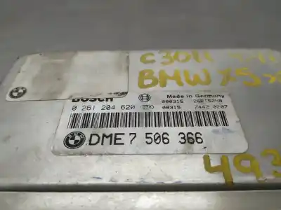 Tweedehands auto-onderdeel ecu motorcontroller voor bmw x5 (e53) 4.4i automático 320 cv / 235 kw oem iam-referenties 7506366 0261204620  n1.z2.4.3.2