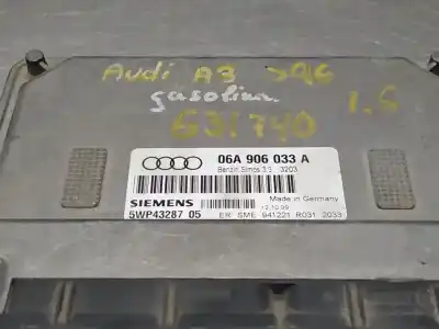 Peça sobressalente para automóvel em segunda mão centralina de motor uce por audi a3 (8l) 1.6 ambiente referências oem iam 5wp4328705 06a906033a  n1.z2.4.3.2