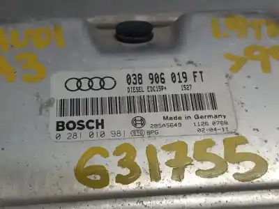 Автозапчастина б/у ЕБУ КОНТРОЛЕР ДВИГУНА для AUDI A3 (8L)  Посилання на OEM IAM 038906019FT 0281010981  N1 Z2.4.5.4