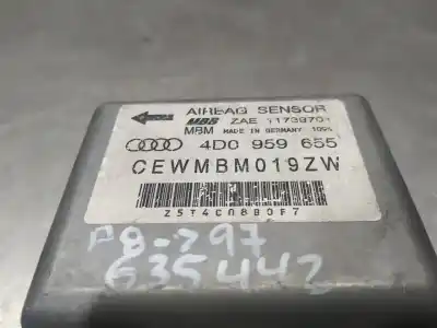 Second-hand car spare part AIRBAG CONTROL UNIT for AUDI A8 (D2)  OEM IAM references 4D0959655 11739701  N1.Z2.4.5.3