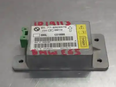 Second-hand car spare part airbag control unit for bmw serie 7 (e65/e66) 4.0 740d [4.0 ltr. - 190 kw turbodiesel cat] oem iam references 65776920470  n1.z2.4.3.3