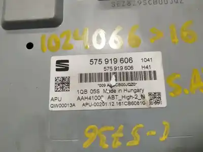 Second-hand car spare part multifunction display for seat ateca (kh7) style oem iam references 575919606  n1.z3.2.5.2