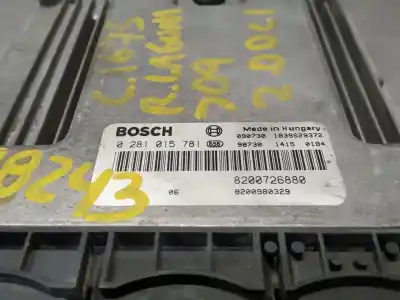 Second-hand car spare part ecu engine control for renault laguna iii expression oem iam references 8200726880 0281015781