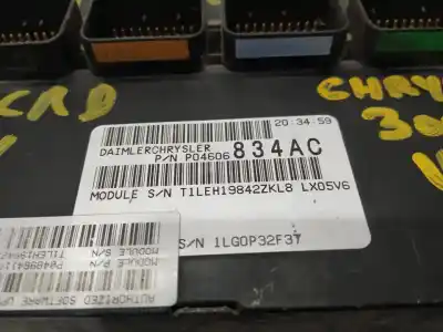 Peça sobressalente para automóvel em segunda mão centralina de motor uce por chrysler 300 c 3.0 crd cat referências oem iam p04606834ac  n1.z2.4.10.2