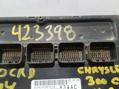 Peça sobressalente para automóvel em segunda mão centralina de motor uce por chrysler 300 c 3.0 crd cat referências oem iam p04606834ac  n1.z2.4.10.2