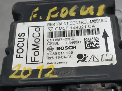 Peça sobressalente para automóvel em segunda mão Centralina De Airbag por FORD FOCUS LIM. (CB8) 1.6 TDCi CAT 116 CV / 85 KW Referências OEM IAM CM5T14B321CA  N1.Z2.4.5.3