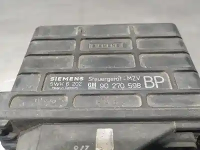 Peça sobressalente para automóvel em segunda mão centralina de motor uce por opel kadett e california berlina referências oem iam 90270598  n1.z2.4.10.4