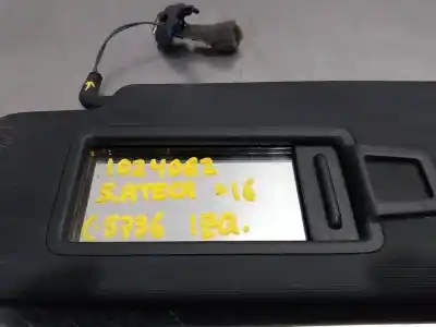 Peça sobressalente para automóvel em segunda mão pára-sol esquerdo por seat ateca (kh7) style referências oem iam   n1.z2.parasol 7