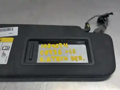 Peça sobressalente para automóvel em segunda mão para-sol direito por seat ateca (kh7) style referências oem iam   n1.z2.parasol 7