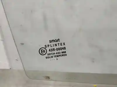 Peça sobressalente para automóvel em segunda mão vidro custódia triangular frente direito por smart coupe básico (45kw) referências oem iam   n2.z1.12.4.2.b